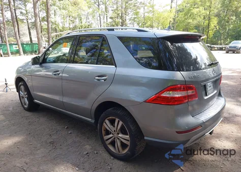 2012 Mercedes-Benz Ml 350 4Matic из США, поврежденный, VIN 4JGDA5HB4CA095576